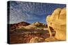 Sandstone Arch under Clouds-James-Stretched Canvas