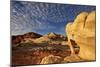 Sandstone Arch under Clouds-James-Mounted Photographic Print