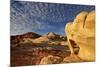 Sandstone Arch under Clouds-James-Mounted Photographic Print