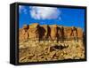 Sandstone Butte in Chaco Culture National Historical Park Scenery, New Mexico-Michael DeFreitas-Framed Stretched Canvas