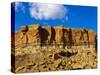 Sandstone Butte in Chaco Culture National Historical Park Scenery, New Mexico-Michael DeFreitas-Stretched Canvas