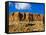 Sandstone Butte in Chaco Culture National Historical Park Scenery, New Mexico-Michael DeFreitas-Framed Stretched Canvas