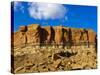 Sandstone Butte in Chaco Culture National Historical Park Scenery, New Mexico-Michael DeFreitas-Stretched Canvas