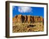 Sandstone Butte in Chaco Culture National Historical Park Scenery, New Mexico-Michael DeFreitas-Framed Photographic Print