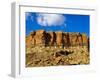 Sandstone Butte in Chaco Culture National Historical Park Scenery, New Mexico-Michael DeFreitas-Framed Photographic Print