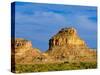 Sandstone Butte in Chaco Culture National Historical Park Scenery, New Mexico-Michael DeFreitas-Stretched Canvas