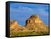 Sandstone Butte in Chaco Culture National Historical Park Scenery, New Mexico-Michael DeFreitas-Framed Stretched Canvas