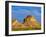 Sandstone Butte in Chaco Culture National Historical Park Scenery, New Mexico-Michael DeFreitas-Framed Premium Photographic Print