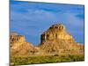 Sandstone Butte in Chaco Culture National Historical Park Scenery, New Mexico-Michael DeFreitas-Mounted Photographic Print