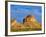 Sandstone Butte in Chaco Culture National Historical Park Scenery, New Mexico-Michael DeFreitas-Framed Photographic Print