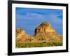 Sandstone Butte in Chaco Culture National Historical Park Scenery, New Mexico-Michael DeFreitas-Framed Photographic Print