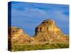 Sandstone Butte in Chaco Culture National Historical Park Scenery, New Mexico-Michael DeFreitas-Stretched Canvas