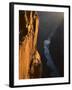 Sandstone Cliff and Colorado River at Sunrise, Toroweap, Grand Canyon National Park, Arizona, USA-Scott T. Smith-Framed Photographic Print