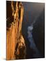 Sandstone Cliff and Colorado River at Sunrise, Toroweap, Grand Canyon National Park, Arizona, USA-Scott T. Smith-Mounted Photographic Print