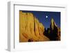 Sandstone Cliff At Sunset, Colorado Plateau, Kodachrome Basin State Park, Utah, USA November 2012-Jouan Rius-Framed Photographic Print