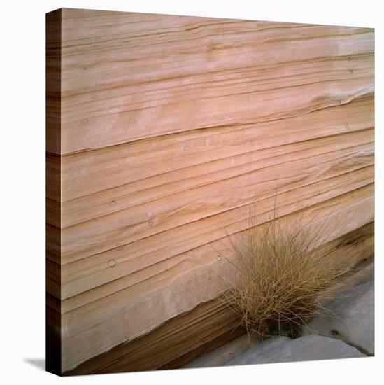 Sandstone Cliff-Micha Pawlitzki-Stretched Canvas