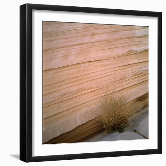 Sandstone Cliff-Micha Pawlitzki-Framed Photographic Print