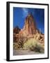 Sandstone Cliffs, Arches National Park, Moab, Utah, USA-Lee Frost-Framed Photographic Print