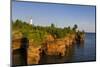 Sandstone Cliffs, Sea Caves, Devils Island, Apostle Islands Lakeshore, Wisconsin, USA-Chuck Haney-Mounted Photographic Print