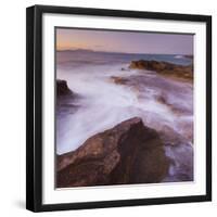 Sandstone Coast at Betlem, Del Llevant Peninsula, Majorca, Spain-Rainer Mirau-Framed Photographic Print