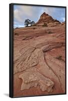 Sandstone Cone and Clouds, Zion National Park, Utah, United States of America, North America-James Hager-Framed Photographic Print