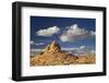 Sandstone Formation under Clouds-James Hager-Framed Photographic Print