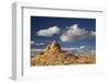 Sandstone Formation under Clouds-James Hager-Framed Photographic Print