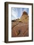 Sandstone Formations and Rock with Clouds-James Hager-Framed Photographic Print