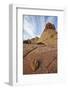 Sandstone Formations and Rock with Clouds-James Hager-Framed Photographic Print