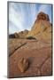 Sandstone Formations and Rock with Clouds-James Hager-Mounted Photographic Print