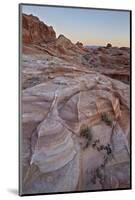 Sandstone Formations at Dawn, Valley of Fire State Park, Nevada, Usa-James Hager-Mounted Photographic Print