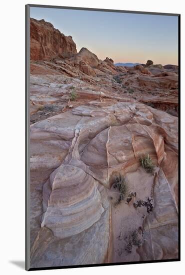 Sandstone Formations at Dawn, Valley of Fire State Park, Nevada, Usa-James Hager-Mounted Photographic Print