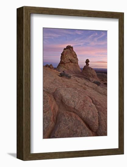 Sandstone Formations at Sunrise-James Hager-Framed Photographic Print