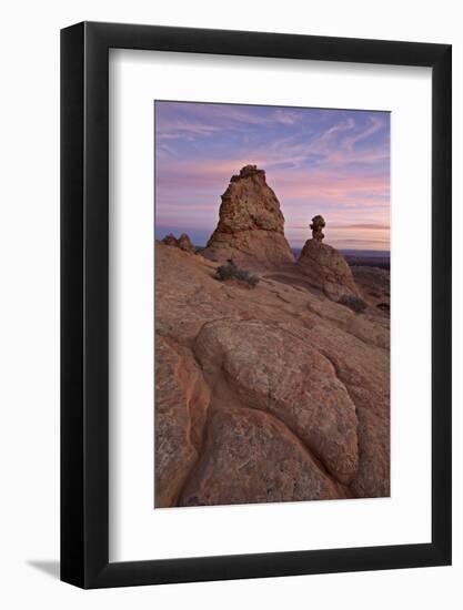 Sandstone Formations at Sunrise-James Hager-Framed Photographic Print