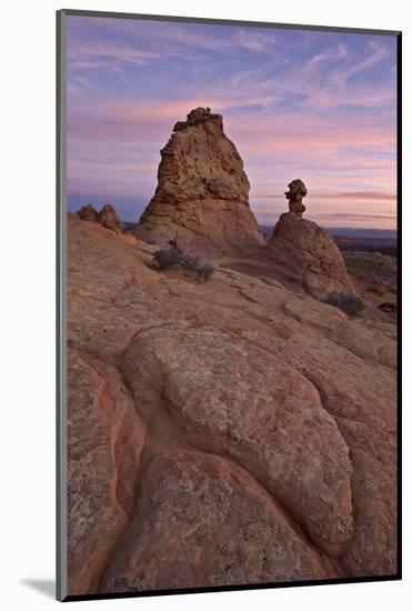Sandstone Formations at Sunrise-James Hager-Mounted Photographic Print
