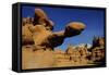 Sandstone Formations In Goblin Valley State Park, Utah, USA November 2012-Jouan Rius-Framed Stretched Canvas