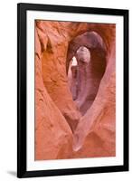 Sandstone formations in Peek-a-boo Gulch, Grand Staircase-Escalante National Monument, Utah, USA-Russ Bishop-Framed Photographic Print