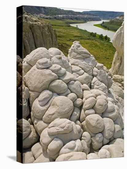 Sandstone Formations on the Banks of the Missouri-Layne Kennedy-Stretched Canvas