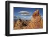 Sandstone Formations under Clouds-James Hager-Framed Photographic Print