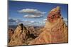 Sandstone Formations under Clouds-James Hager-Mounted Photographic Print