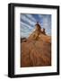 Sandstone Formations under Clouds-James Hager-Framed Photographic Print