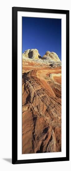 Sandstone Formations, White Pockets, Paria Plateau, Northern Arizona, USA-Lee Frost-Framed Photographic Print