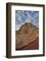 Sandstone Hill with Swirly Layers-James Hager-Framed Photographic Print