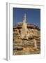 Sandstone Hills and Termite Mounds in the Domes Area of Purnululu National Park (Bungle Bungle)-Tony Waltham-Framed Photographic Print