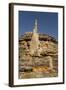 Sandstone Hills and Termite Mounds in the Domes Area of Purnululu National Park (Bungle Bungle)-Tony Waltham-Framed Photographic Print