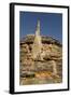 Sandstone Hills and Termite Mounds in the Domes Area of Purnululu National Park (Bungle Bungle)-Tony Waltham-Framed Photographic Print