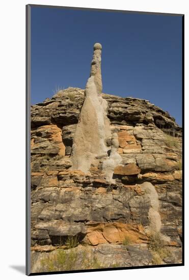 Sandstone Hills and Termite Mounds in the Domes Area of Purnululu National Park (Bungle Bungle)-Tony Waltham-Mounted Photographic Print