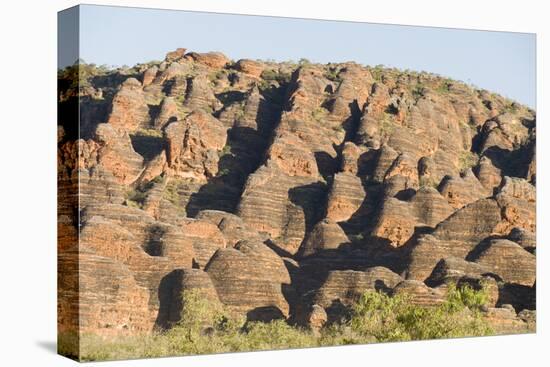 Sandstone Hills in the Domes Area of Purnululu National Park (Bungle Bungle)-Tony Waltham-Stretched Canvas