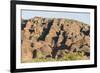 Sandstone Hills in the Domes Area of Purnululu National Park (Bungle Bungle)-Tony Waltham-Framed Photographic Print