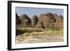 Sandstone Hills in the Domes Area of Purnululu National Park (Bungle Bungle)-Tony Waltham-Framed Photographic Print